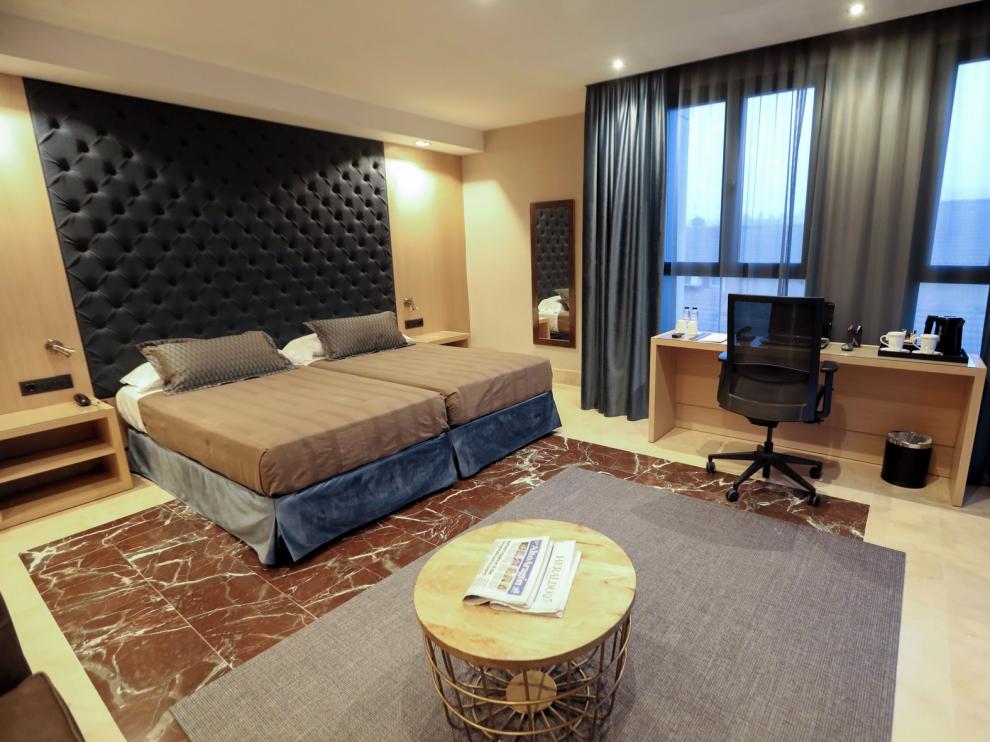 El Hotel Pedro I de Huesca, pionero en acondicionarse para oficinas ante el coronavirus