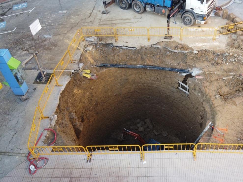 El Consistorio de Fraga financia la recuperación de su pozo de hielo