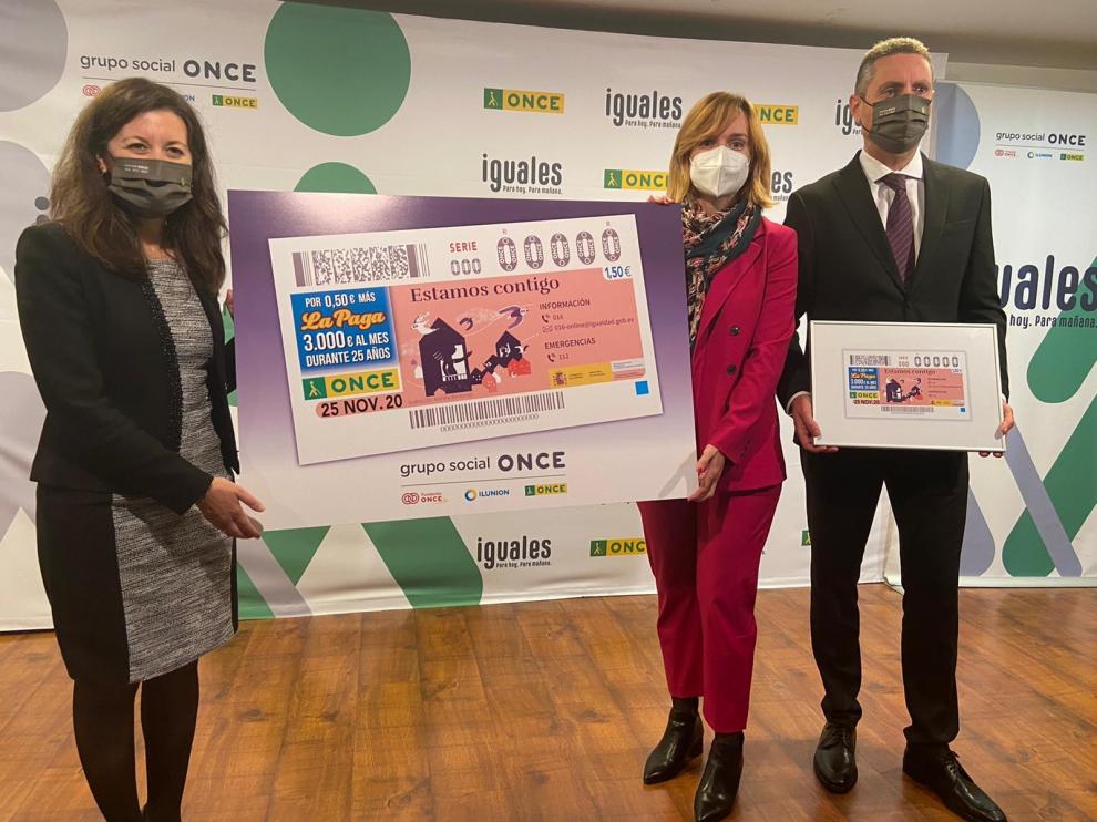 "Estamos Contigo", el cupón de la ONCE con motivo del Día Internacional de la Eliminación de la Violencia contra la Mujer