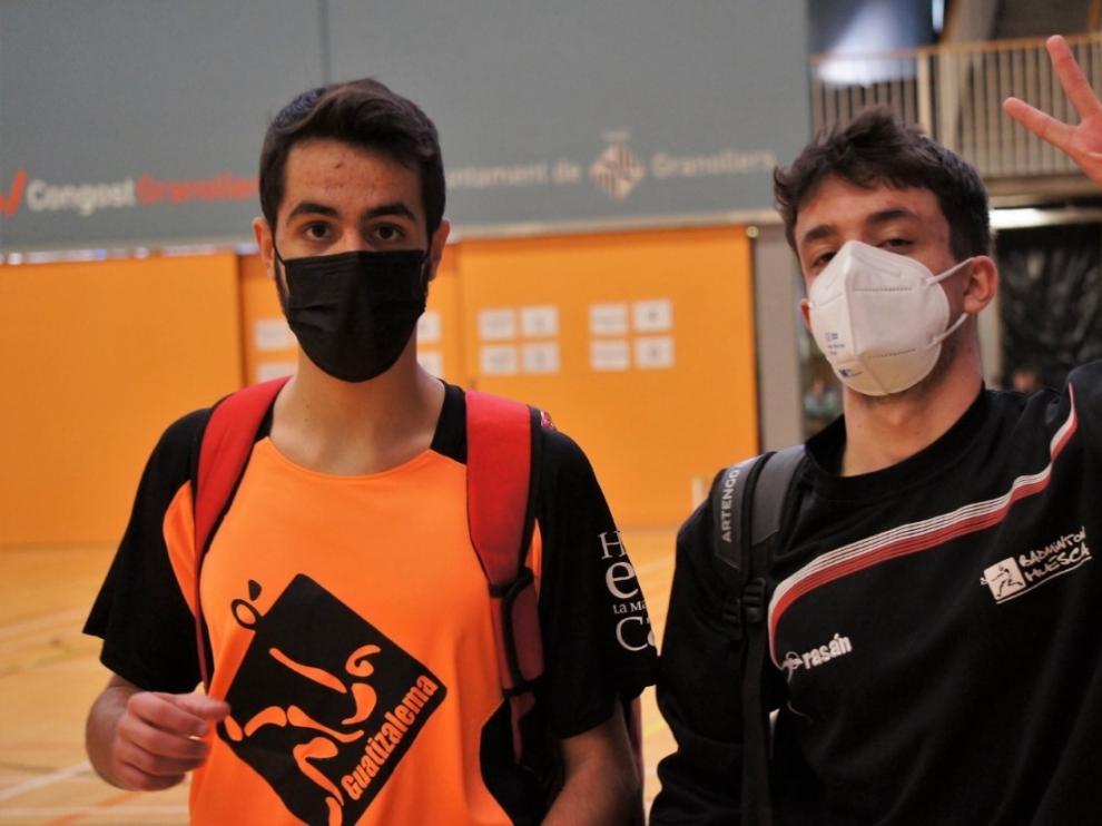David Garzo-Pedro Gracia en el Nacional Sub-19 de bádminton