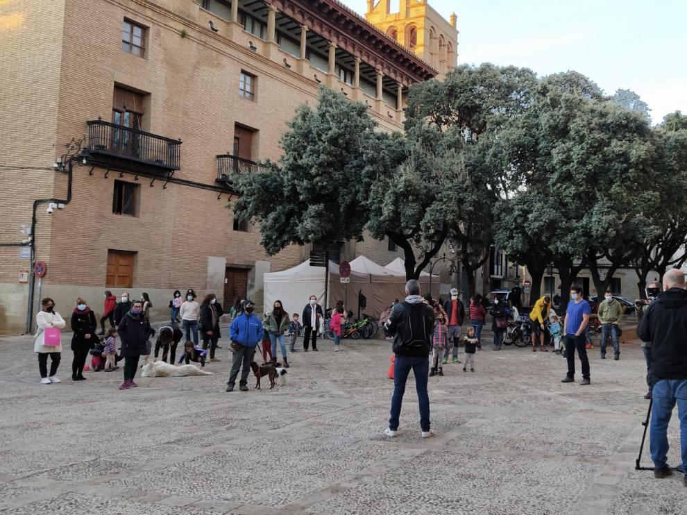 "DesprecintaLaInfancia Huesca" se da a conocer en un acto público