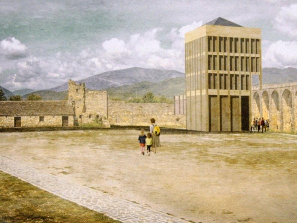 Aínsa expone 15 proyectos para su futuro Palacio de Congresos