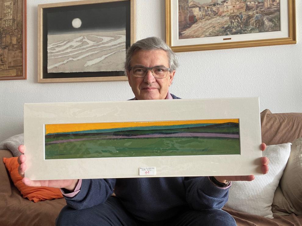 Fernando Alvira expone "20 Paisajes viajados" a beneficio del Banco de Alimentos de Huesca