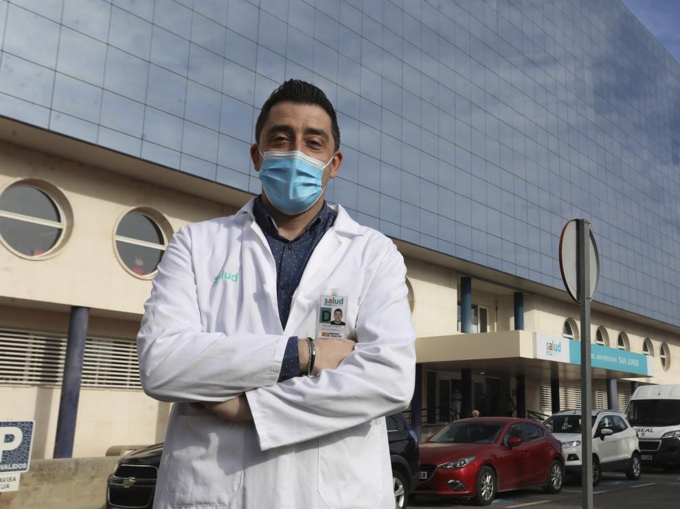 Iván Carpi, director de Enfermería de Atención Primaria en Huesca: "Esta Navidad debemos salvar el mayor número de vidas posible"