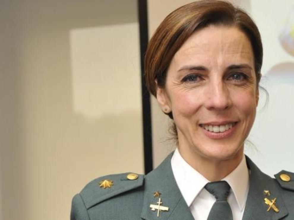 La teniente coronel Silvia Gil, primera mujer que dirigirá una Comandancia de la Guardia Civil al asumir la de Teruel