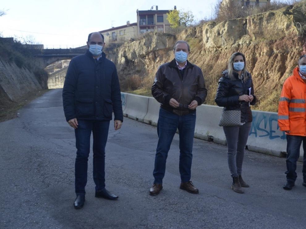 Avances en la coservación de los restos arqueológicos aparecidos en la travesía de Barbastro para comenzar las obras en 2021