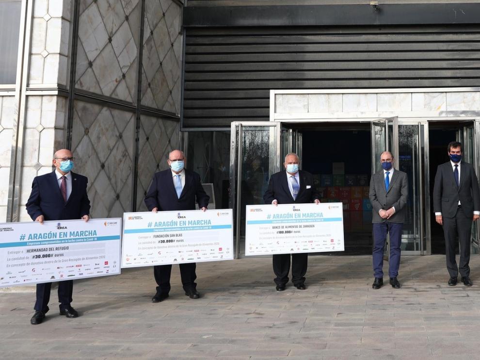 "Aragón en Marcha" entrega 290.000 euros en donaciones