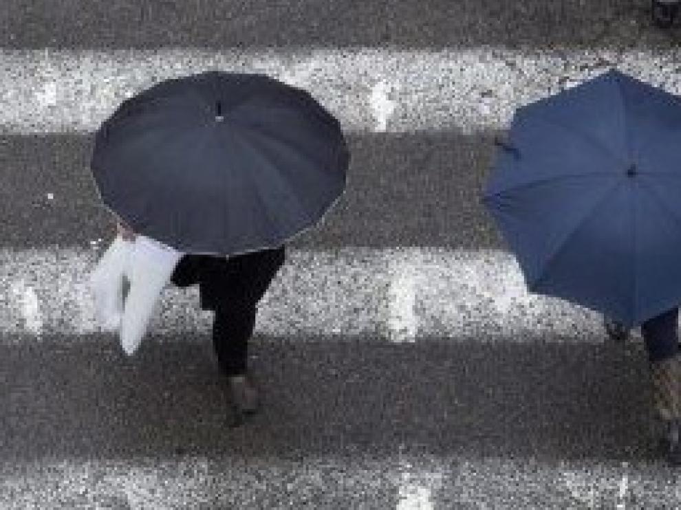 Aragón, en alerta amarilla por lluvias y tormentas