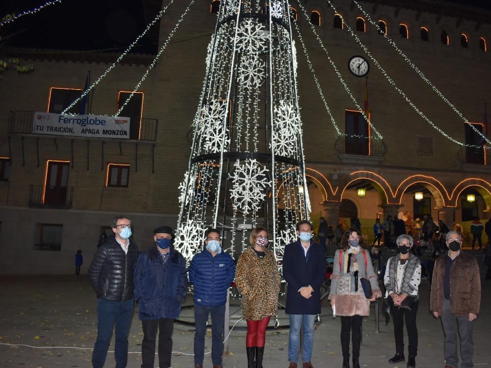 Monzón abre este sábado su belén tras el encendido de las luces de Navidad