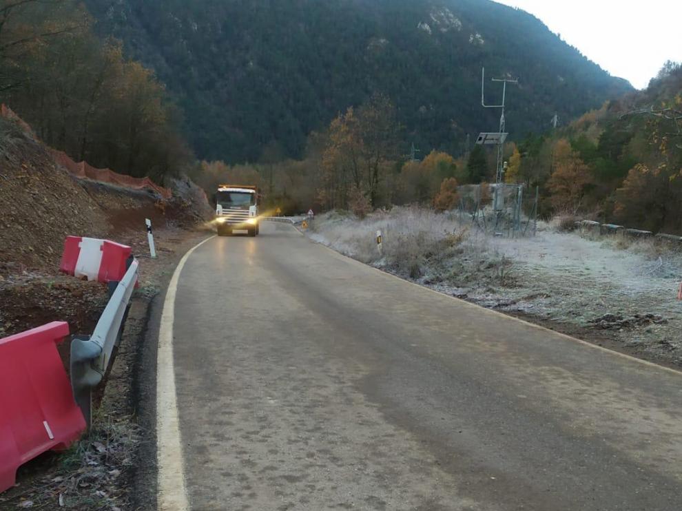 La N-260 entre el Congosto de Ventamillo y Campo ya se encuentra abierta al tráfico