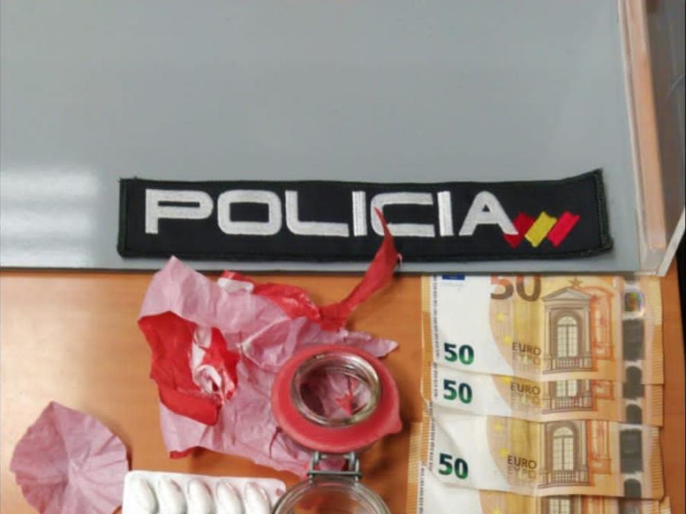 Detenido un joven en Huesca con droga tras una persecución