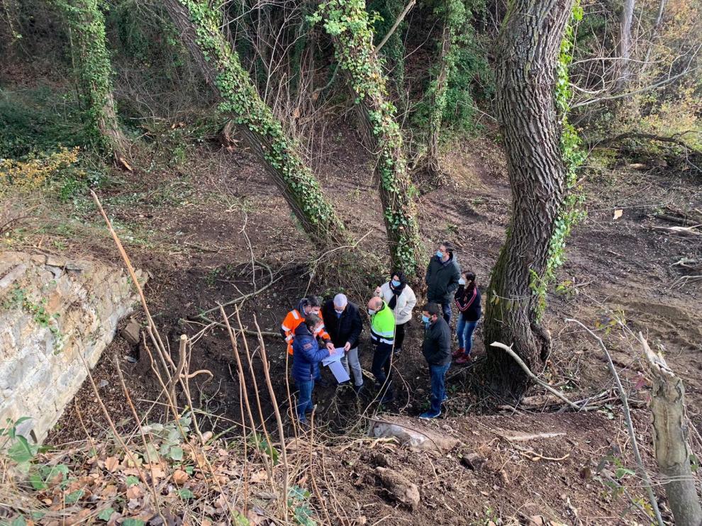 Obras en el acceso viario a La Puebla de Fantova