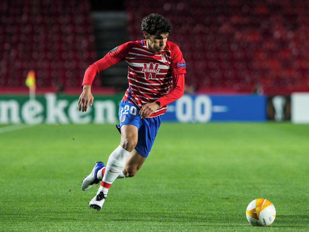 Vallejo, jugador del Granada: "Ante el Huesca vamos con un plus de energía"