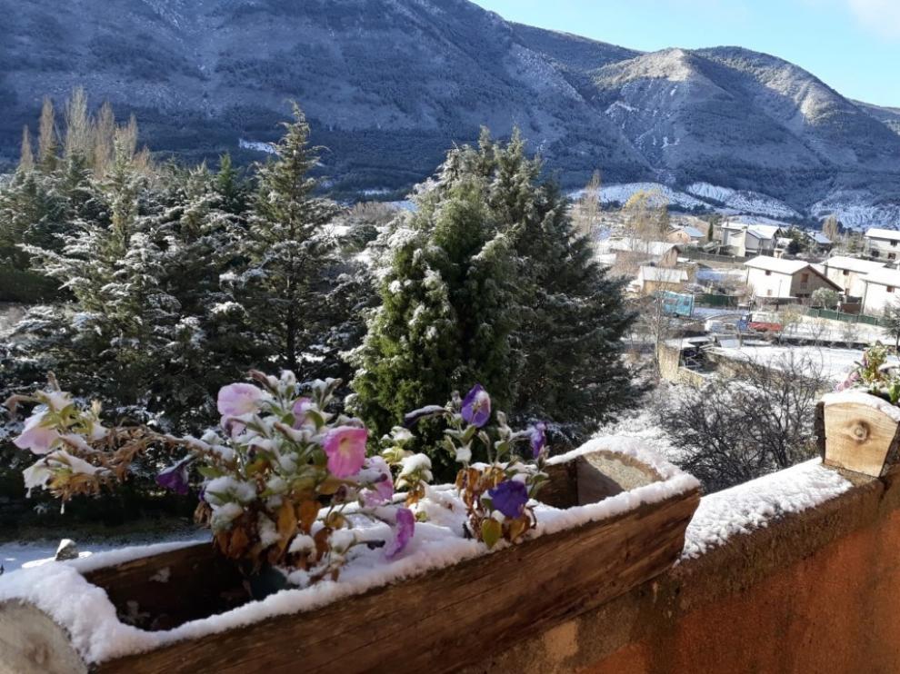 Huesca, en aviso naranja por nevadas de hasta 20 centímetros por encima de los 800 metros