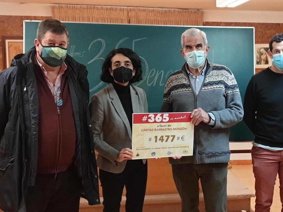 Las inscripciones a la carrera solidaria #365enmarcha para Cáritas Barbastro