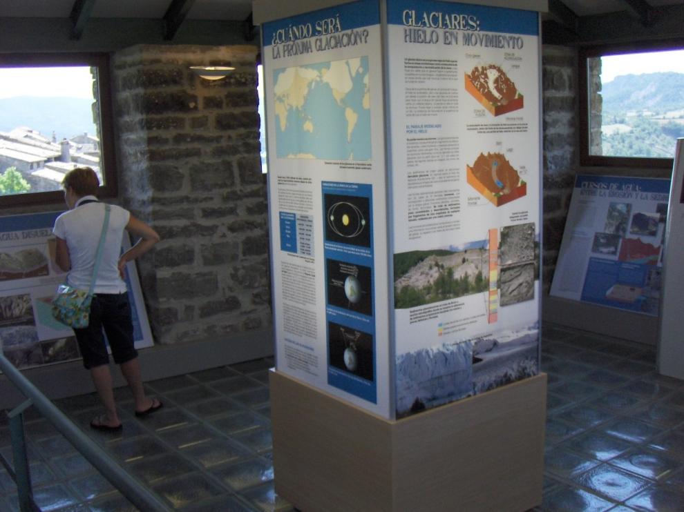 El espacio expositivo del geoparque Sobrarbe se renueva