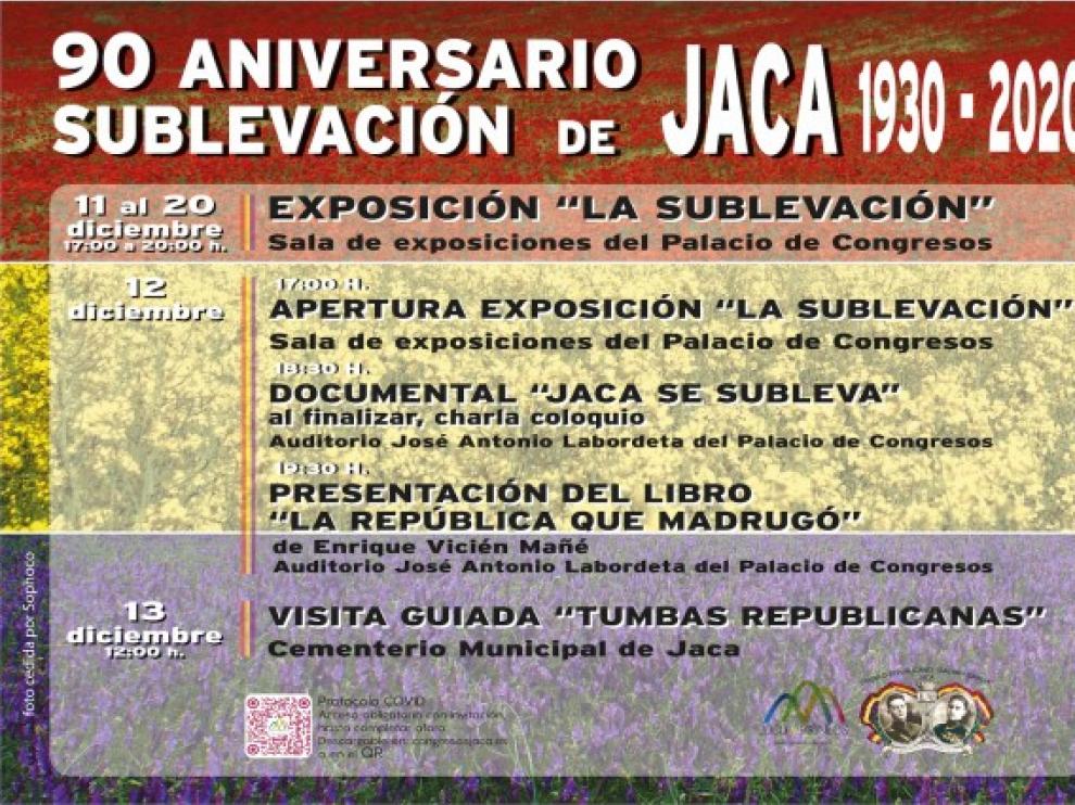 Jaca conmemora el 90 aniversario de la sublevación republicana