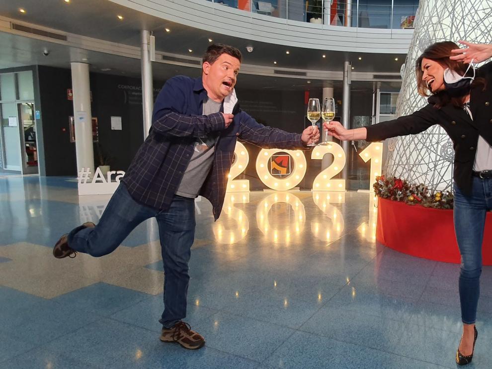 Luquin y Zapater darán las Campanadas en Aragón TV