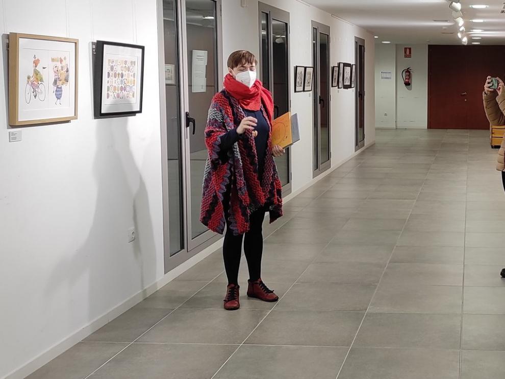 Sandra Araguás inaugura las Jornadas Literarias del Bajo Cinca