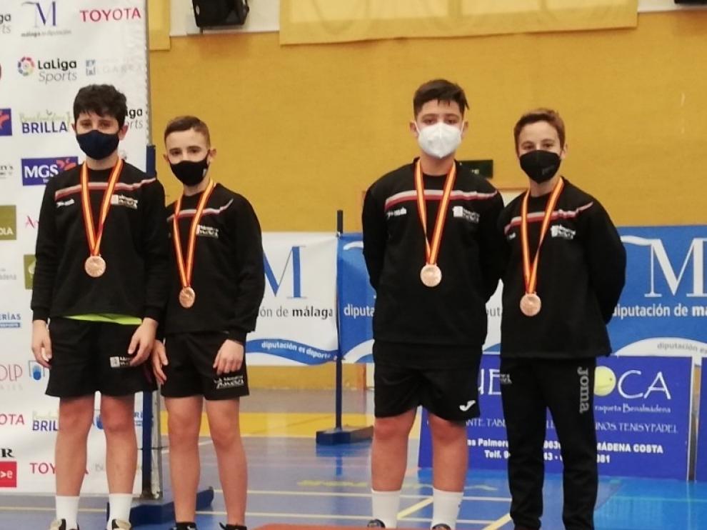 Gállego, campeón de España sub-13 de bádminton