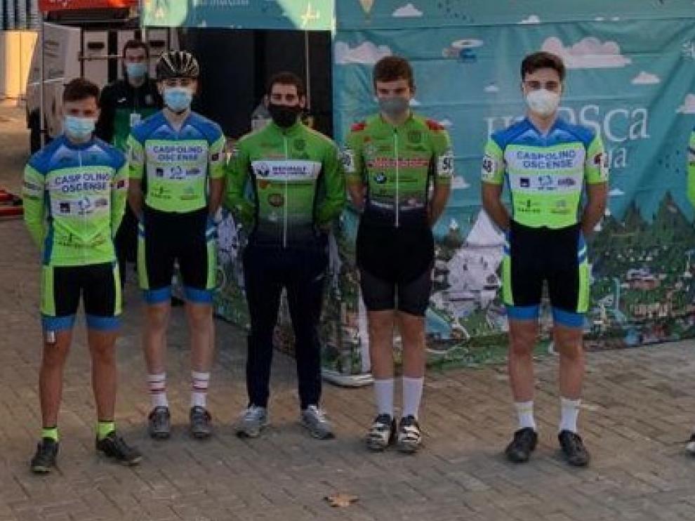 Cuarto puesto en ciclocross del cadete oscense Rafael López en Xátiva