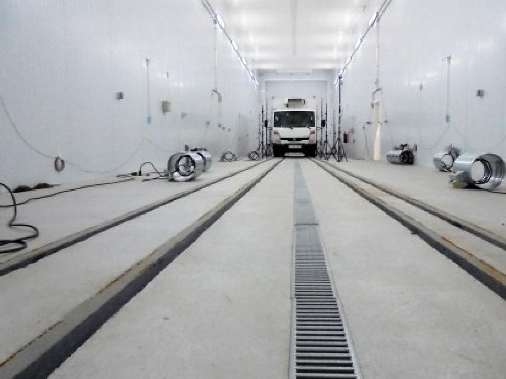Plaza cuenta ya con el primer túnel de frío de Aragón para el transporte por carretera y ferroviario