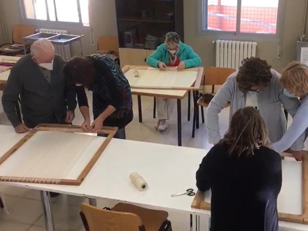 El Aula de Tapices "María Jesús Buil", una luz en el camino