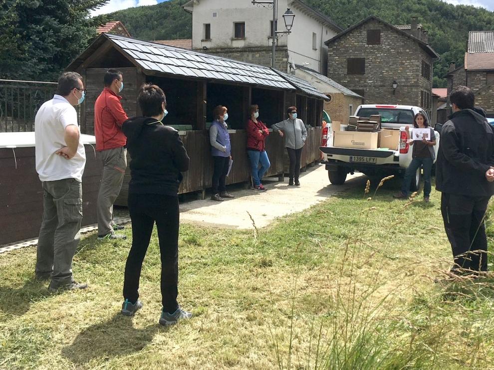 El sistema de compostaje comunitario llega a 26 núcleos en la Jacetania