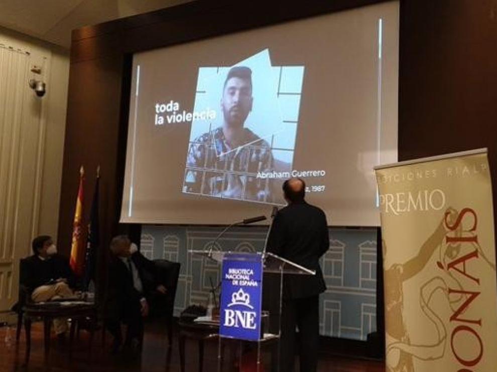 Abraham Guerrero, Premio Adonáis de Poesía 2020