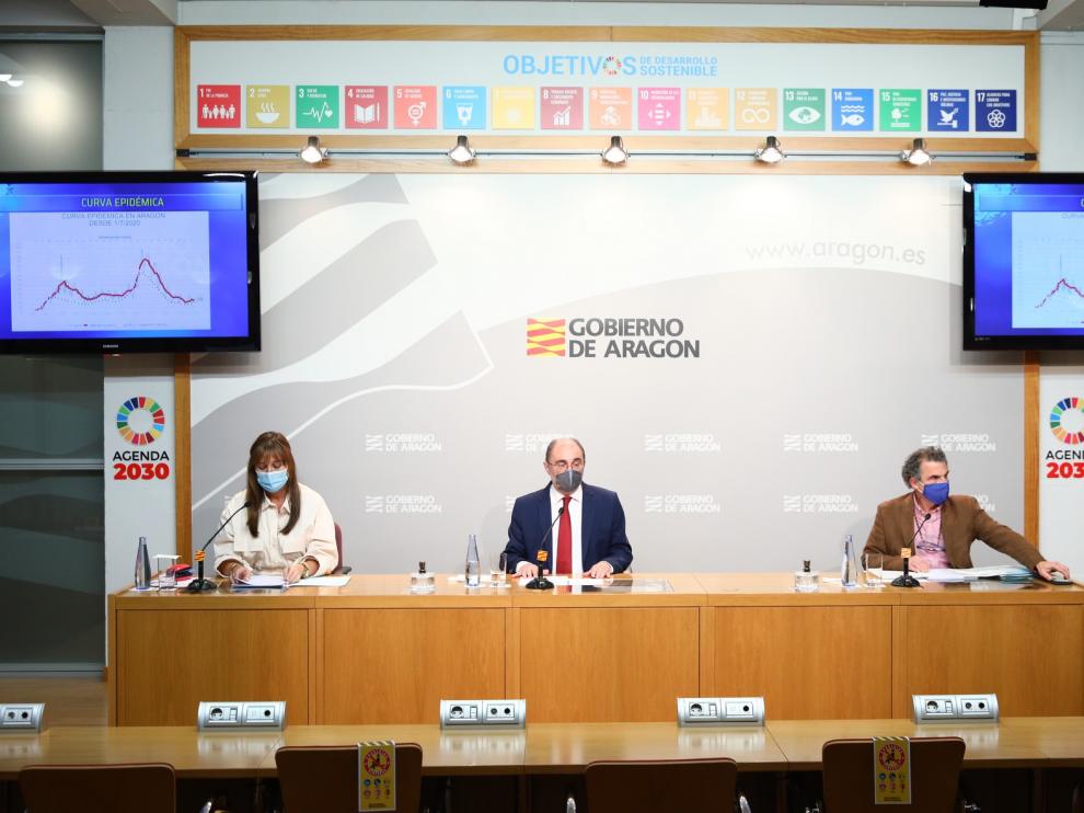 Aragón mantiene el confinamiento perimetral de las tres provincias hasta el 12 de enero