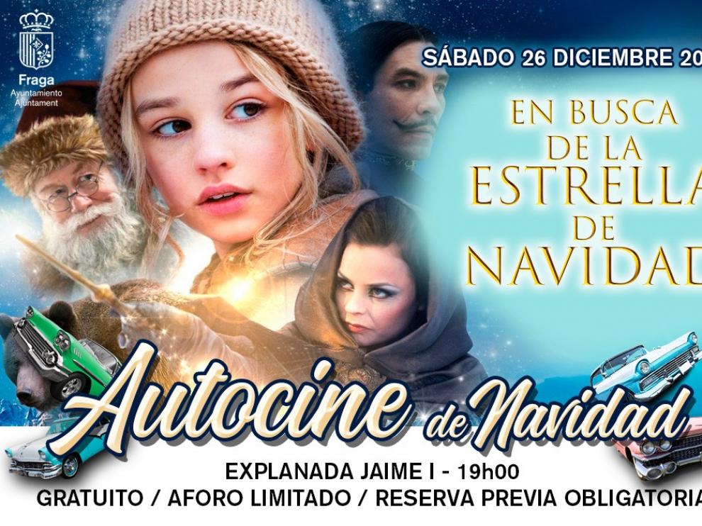 Autocine de Navidad en Fraga para unas fiestas seguras