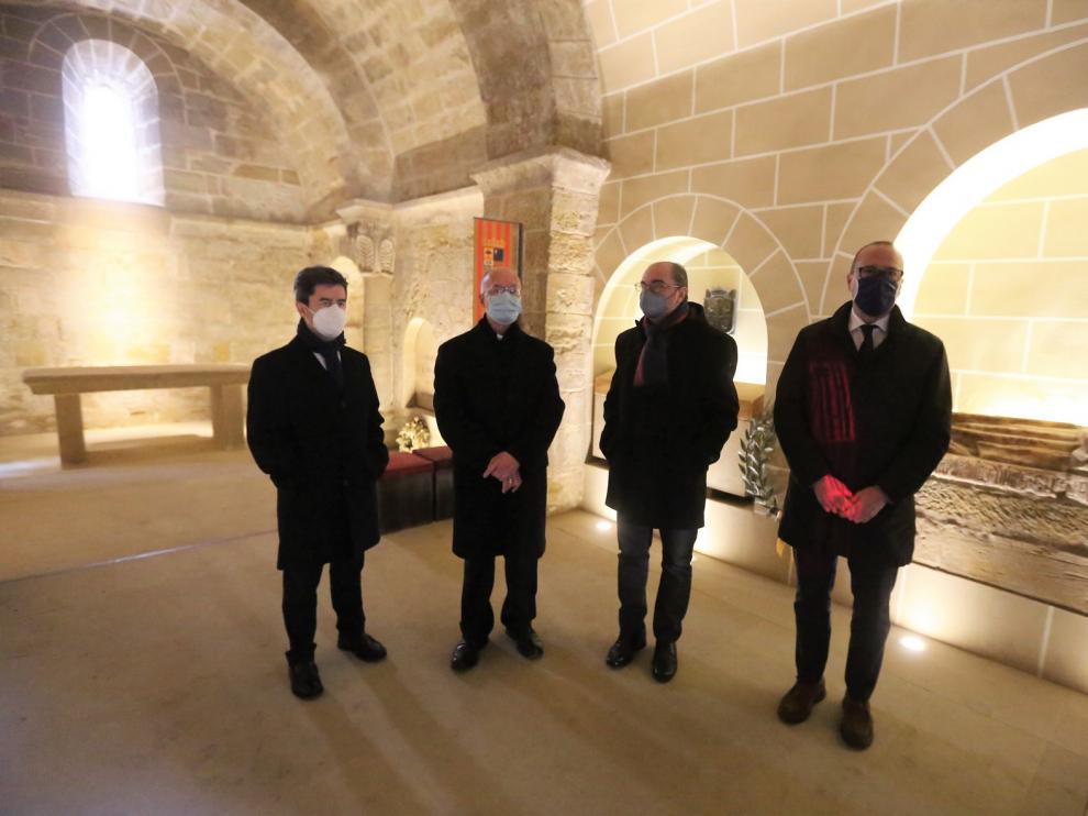 La última intervención en San Pedro el Viejo de Huesca dará mayor esplendor al Panteón Real
