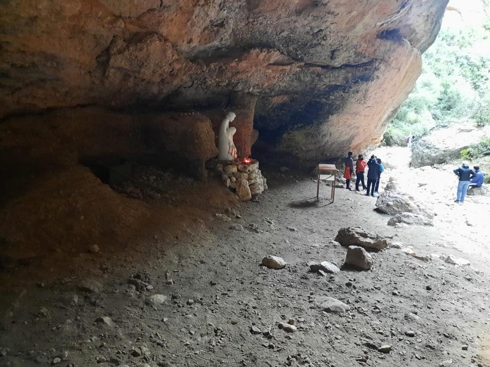 Ambiente "desangelado" en el Belén de Peña Guara