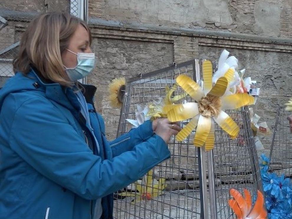 Un vídeo de Marta Javierre completa el proyecto "Flores para el recuerdo" de la Hoya de Huesca