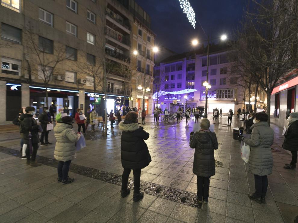 El colectivo de Mujeres Feministas de Huesca afirma que el maltrato no ha descendido a pesar de que haya menos denuncias