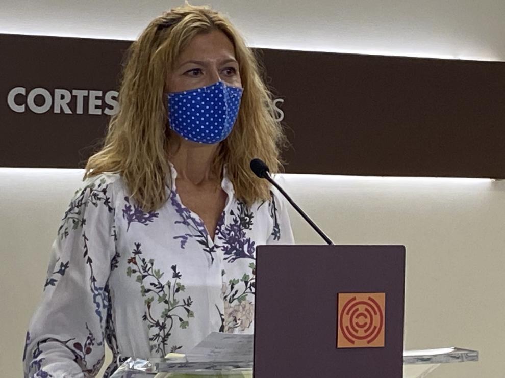 Mar Vaquero, secretaria general del PP en Aragón: "(Lambán) ha sido incapaz de proteger a los aragoneses"