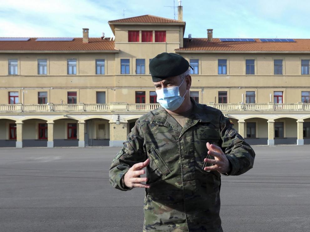 Carlos Melero: "Mi reto es conseguir que los militares se sientan a gusto y quieran quedarse"