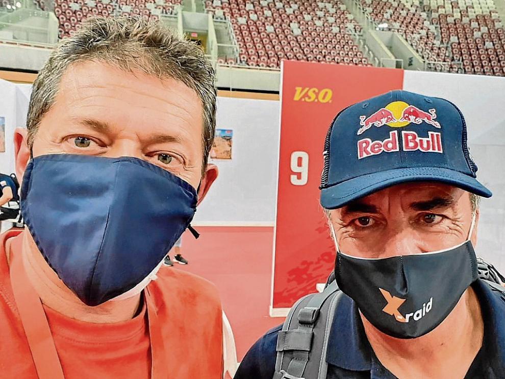 César Abraldes, un barbastrense presente en el Dakar 2021