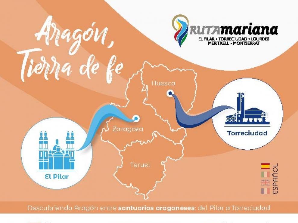 La Fundación Caja Rural de Aragón se suma a los apoyos al proyecto de la Ruta Mariana