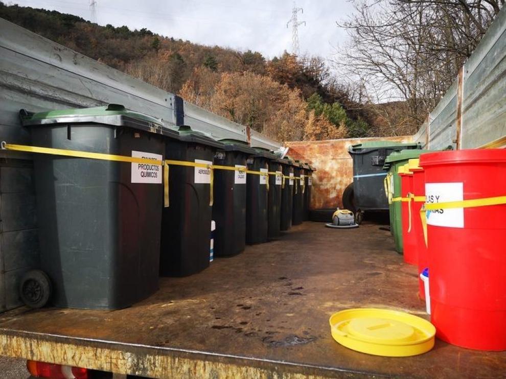 El punto limpio móvil que recorre la comarca de la Ribagorza supera las expectativas