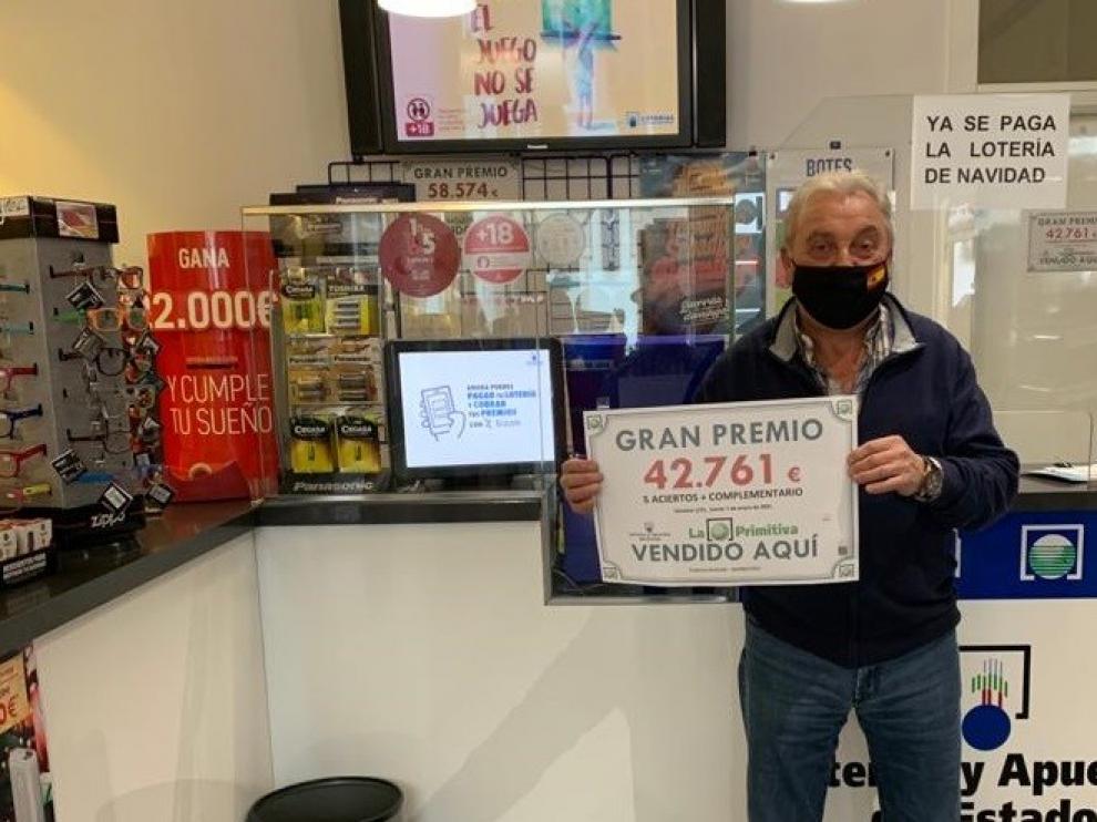 La Primitiva deja el primer premio del año en un despacho de Barbastro