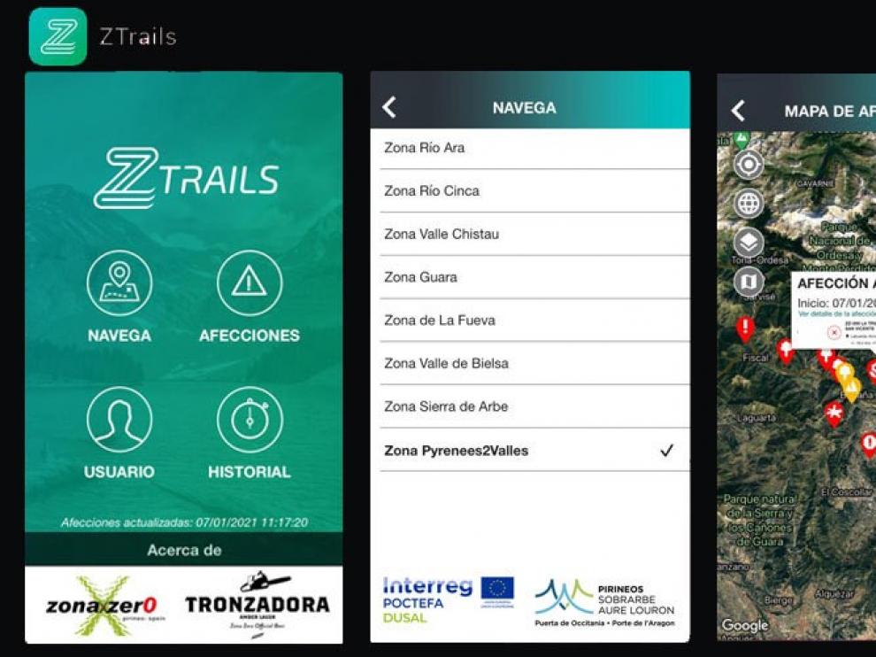 Zona Zero mejora y enriquece su app de rutas