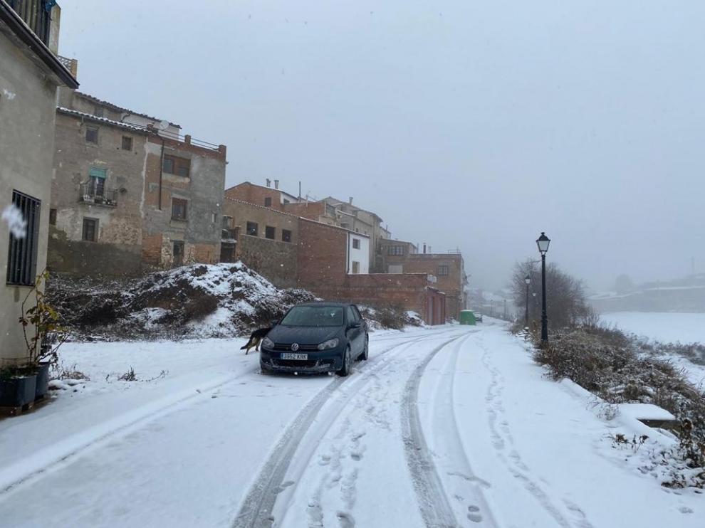 Las poblaciones de la Litera Alta, las más afectadas por la nieve