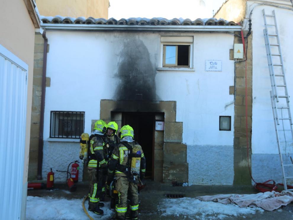 El incendio de Ibieca: "Se ha jugado la vida" para salvar a los suyos