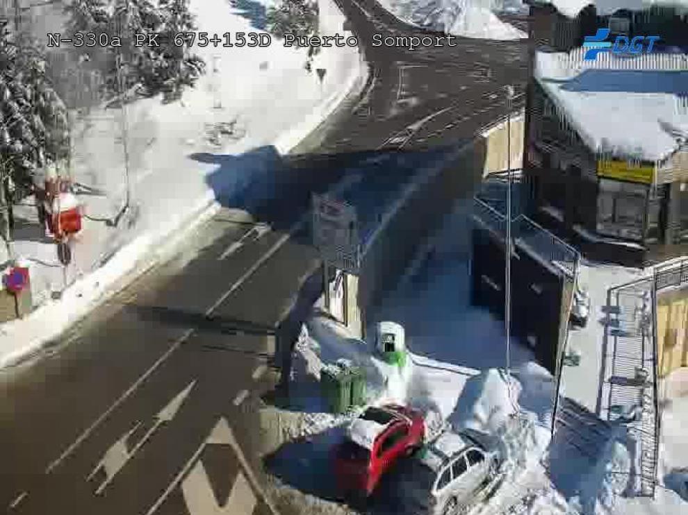 Siguen cortadas las carreteras de acceso al Balneario de Panticosa y al cañón de Añisclo
