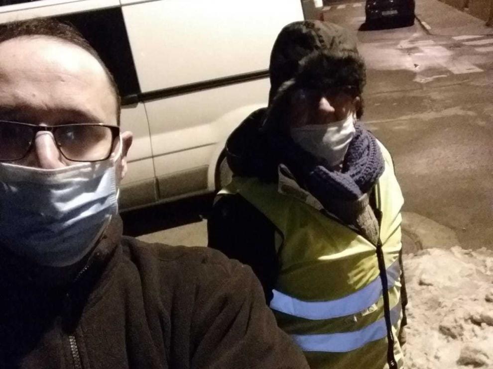 Reparto a pesar de la nieve