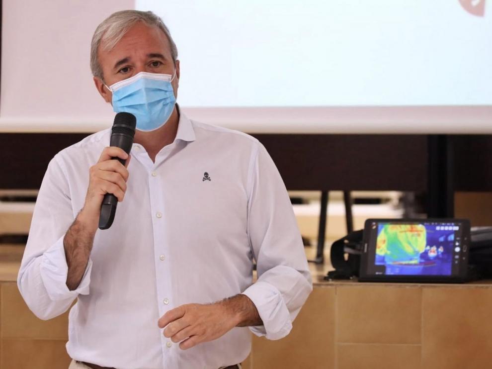 Jorge Azcón, confinado tras dar positivo en coronavirus