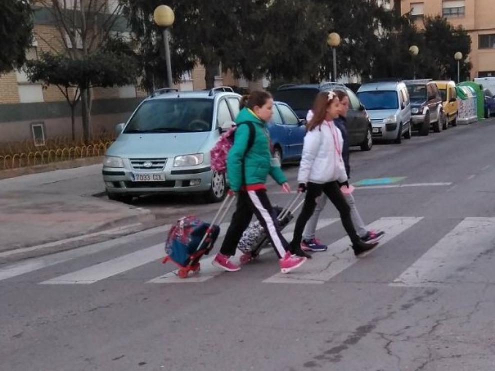 Suspendidas dos rutas escolares este jueves en la provincia de Huesca a causa de los efectos del temporal
