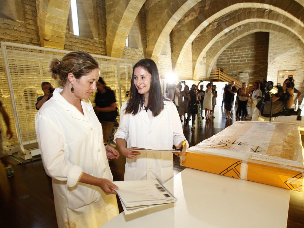 Las visitas guiadas a la muestra de los bienes de Sijena comenzarán de forma "inminente"