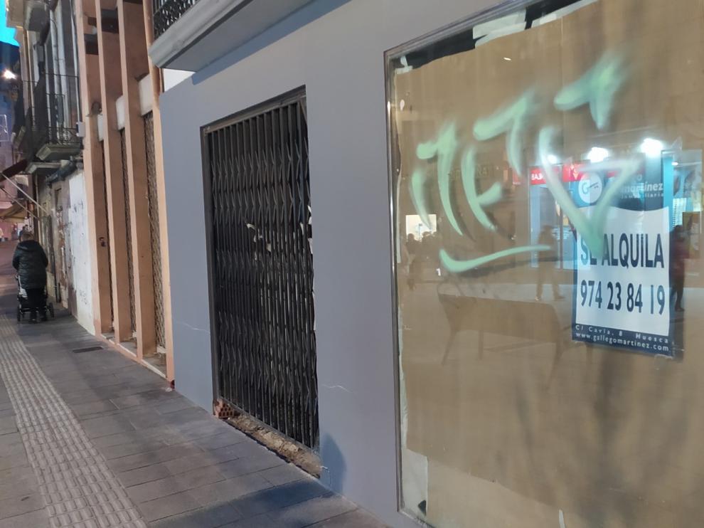 "La tormenta perfecta" debilita al comercio de proximidad en Huesca